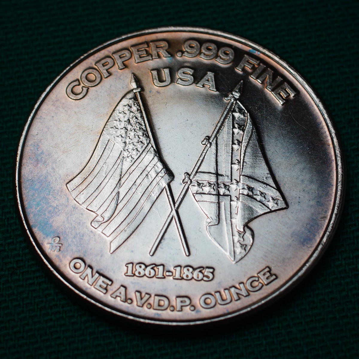 Onça de Cobre Batalha de Gettysburg (1863)