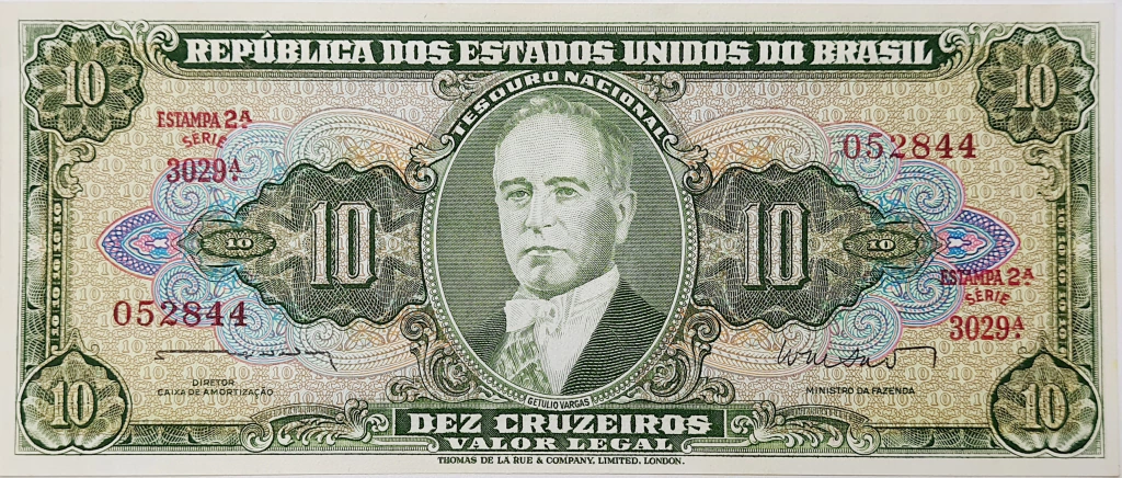 10 Cruzeiros - C082 - 1962 - FE