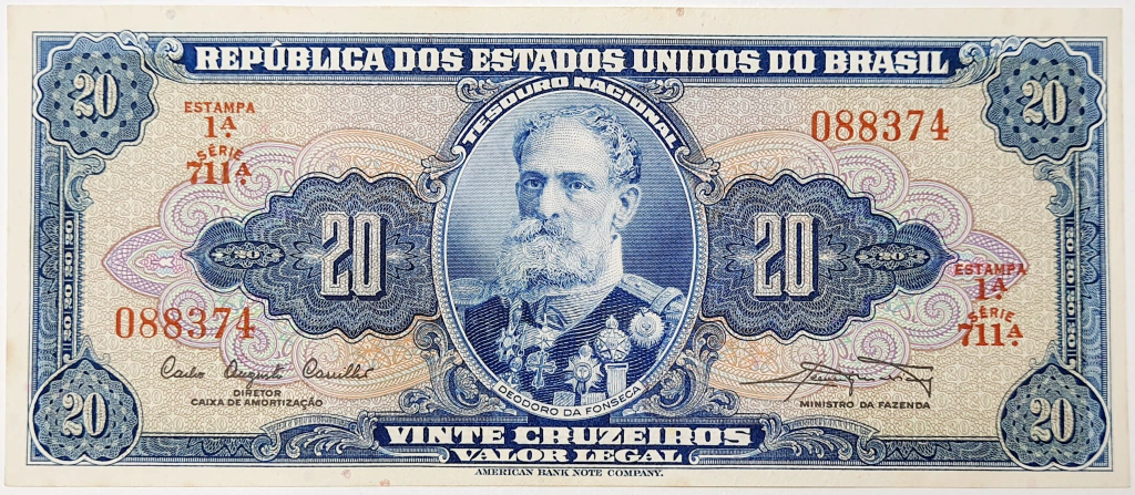 20 Cruzeiros - C022 - 1961 - FE