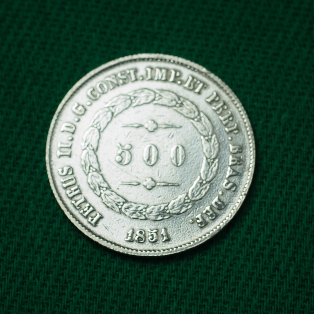 500 Réis - Pedro II (1851)