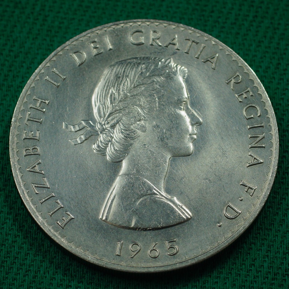 1 Crown - Elizabeth II "Churchill" (1965)
