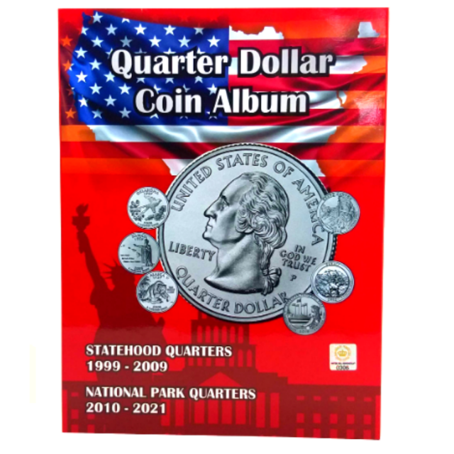 Album para Quater Dollar - Parques e Estados.