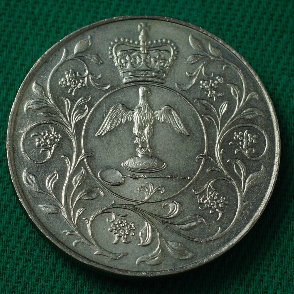 25 new pence - Jubileu de Prata de Elizabeth II - 1977